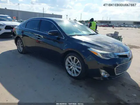2013 Toyota Avalon Xle Touring VIN 4T1BK1EB0DU067887 фото 2