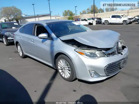 2014 Toyota Avalon Hybrid Xle Touring VIN 4T1BD1EB8EU028203 фото 2