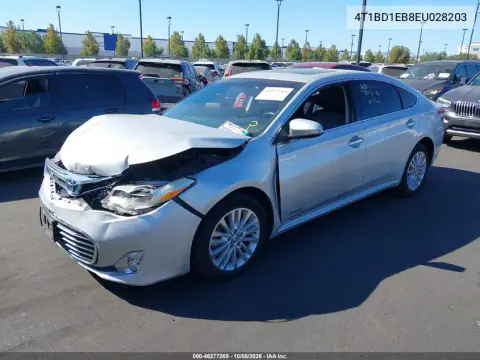 2014 Toyota Avalon Hybrid Xle Touring VIN 4T1BD1EB8EU028203 фото 3
