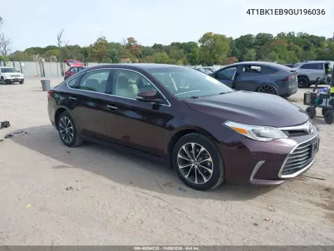 2016 Toyota Avalon Xle VIN 4T1BK1EB9GU196036 фото 2