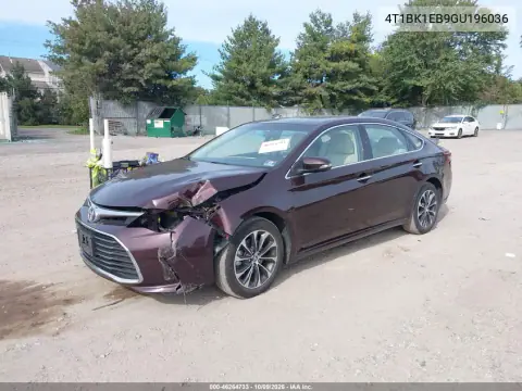 2016 Toyota Avalon Xle VIN 4T1BK1EB9GU196036 фото 3