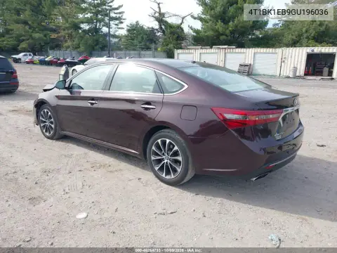 2016 Toyota Avalon Xle VIN 4T1BK1EB9GU196036 фото 4