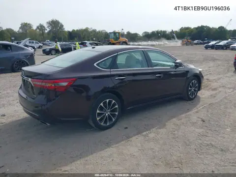 2016 Toyota Avalon Xle VIN 4T1BK1EB9GU196036 фото 5