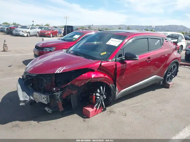 2019 Toyota C-HR LE VIN JTNKHMBX4K1030047 фото 2