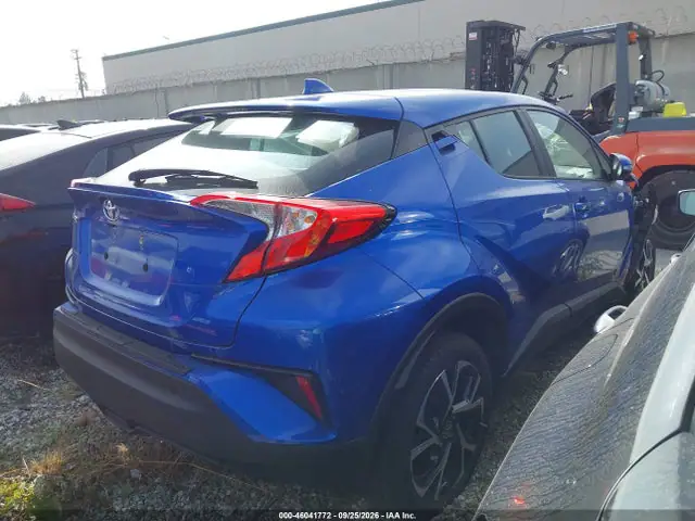 NMTKHMBX1NR142198 — 2022 Toyota C-HR XLE, фото 4 с аукциона IAAI 30.09.2026, Передняя часть
