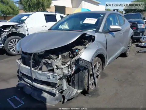 2018 Toyota C-Hr Xle Premium VIN NMTKHMBXXJR030378 фото 3