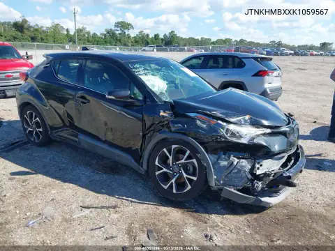 JTNKHMBXXK1059567 — 2019 Toyota C-HR, Передняя часть, фото до ремонта