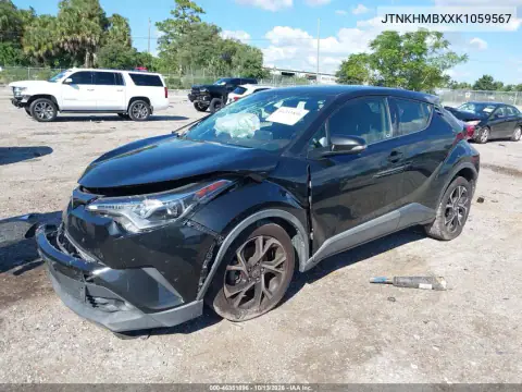 JTNKHMBXXK1059567 — 2019 Toyota C-HR, фото 3 с аукциона IAAI, Передняя часть