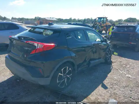 JTNKHMBXXK1059567 — 2019 Toyota C-HR, фото 5 с аукциона IAAI, Передняя часть