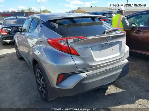 JTNKHMBX8L1063649 — 2020 Toyota C-HR, фото 4 с аукциона IAAI 20.10.2026, Передняя часть