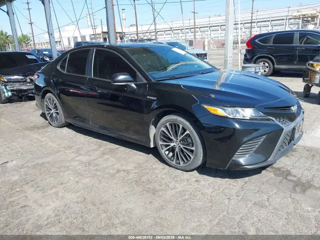 4T1B21HK3KU516746 — 2019 Toyota Camry Hybrid SE, Задняя часть слева (Left Rear), фото до ремонта