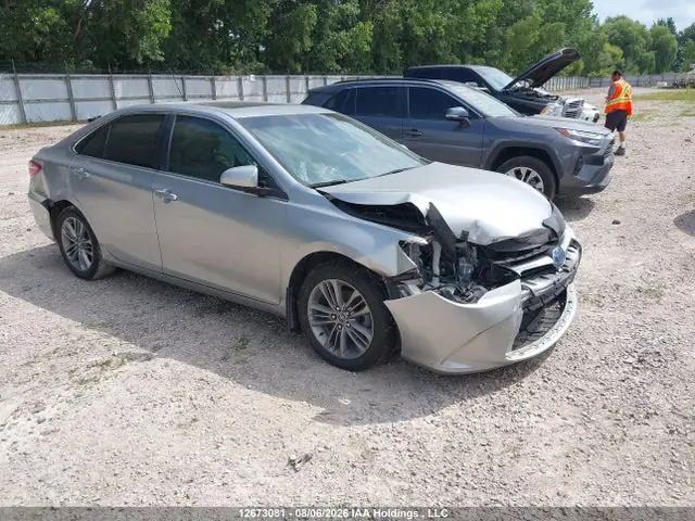 4T1BD1FK1HU202504 — 2017 Toyota Camry Hybrid XLE, Передняя часть (Front), фото до ремонта