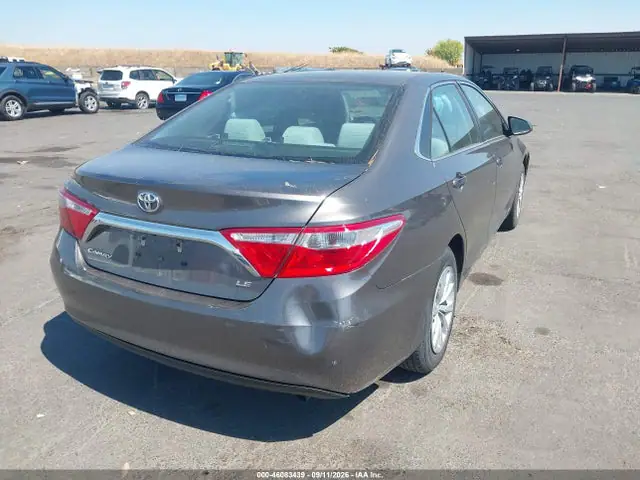 4T1BF1FK0FU947882 — 2015 Toyota Camry LE, фото 4 с аукциона IAAI 14.10.2026, Передняя часть