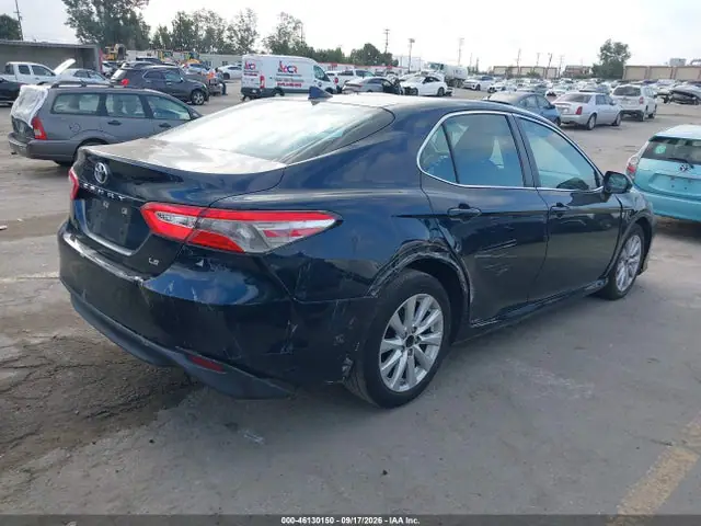 4T1B11HK5KU744136 — 2019 Toyota Camry LE, фото 4 с аукциона IAAI 30.09.2026, Задняя часть справа