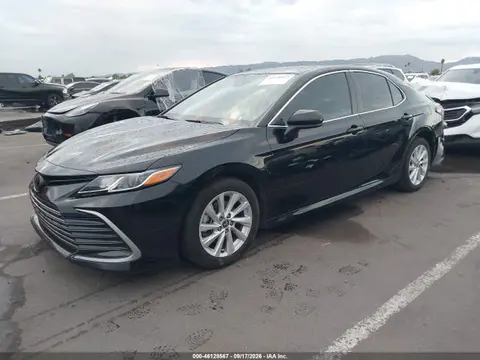 2022 Toyota CAMRY LE VIN 4T1C11AK6NU651791 фото 2