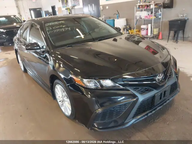 4T1G11AK5PU774874 — 2023 Toyota Camry SE Night Shade/SE, Изъят кредитором (Repossession), фото до ремонта