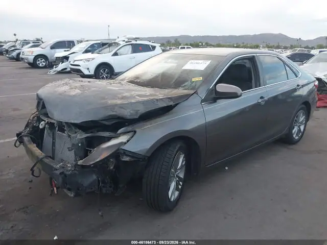 2015 Toyota CAMRY SE VIN 4T1BF1FK2FU108056 фото 2