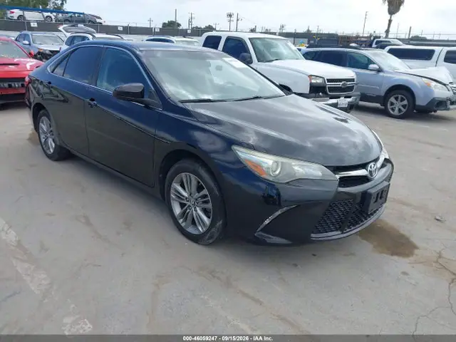4T1BF1FK2GU166847 — 2016 Toyota Camry SE, Задняя часть (Rear), фото до ремонта