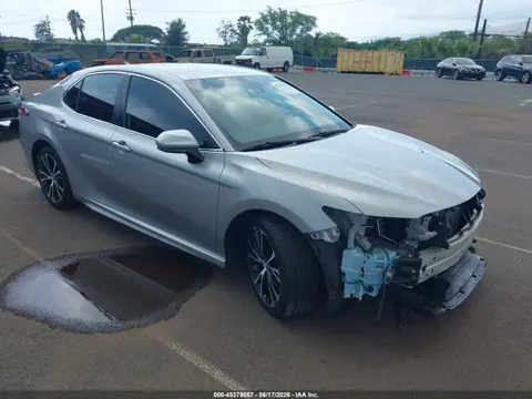 4T1B11HK6KU766243 — 2019 Toyota Camry SE, Передняя часть (Front End), фото до ремонта