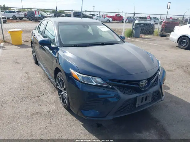 4T1B11HK7KU263532 — 2019 Toyota Camry SE, Задняя часть (Rear), фото до ремонта