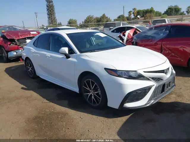 4T1G11AKXMU581325 — 2021 Toyota Camry SE, Задняя часть слева (Left Rear), фото до ремонта