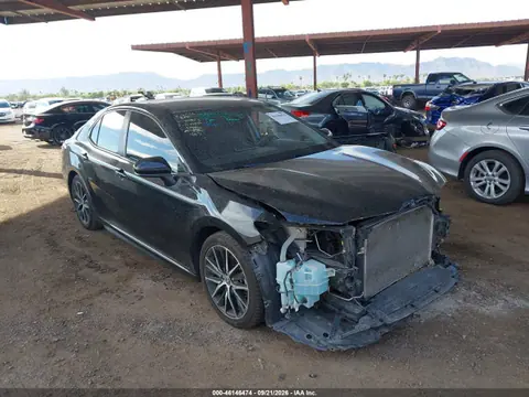 4T1G11AK8MU514853 — 2021 Toyota Camry SE, Передняя часть (Front End), фото до ремонта