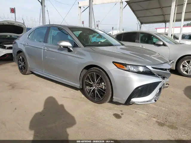 4T1G11AK1RU227748 — 2024 Toyota Camry SE, Передняя часть (Front End), фото до ремонта