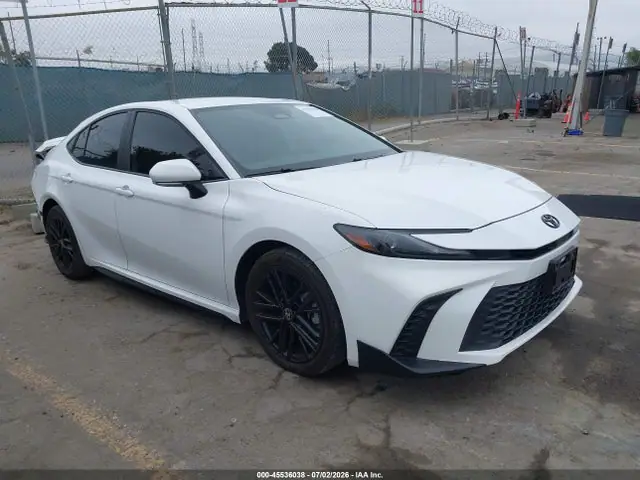 4T1DAACK8SU146686 — 2025 Toyota Camry SE, Задняя часть (Rear), фото до ремонта
