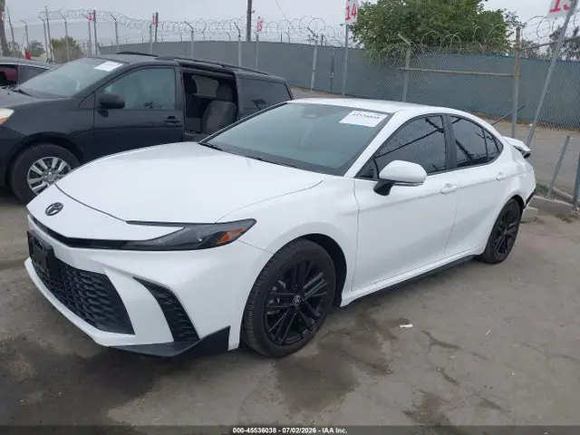 4T1DAACK8SU146686 — 2025 Toyota Camry SE, фото 2 с аукциона IAAI 30.09.2026, Задняя часть