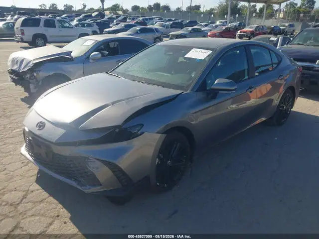 4T1DAACK5SU592729 — 2025 Toyota Camry SE, фото 2 с аукциона IAAI 30.09.2026, Передняя часть