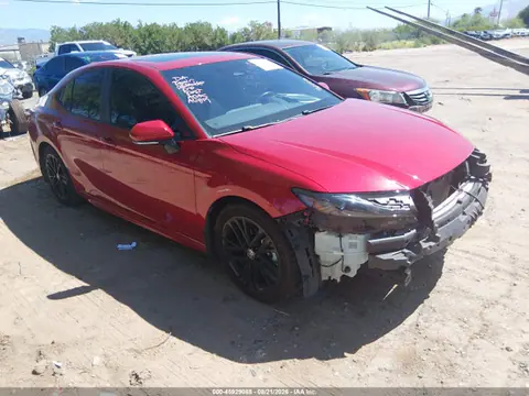 4T1DAACK2SU016273 — 2025 Toyota Camry SE, Передняя часть (Front End), фото до ремонта