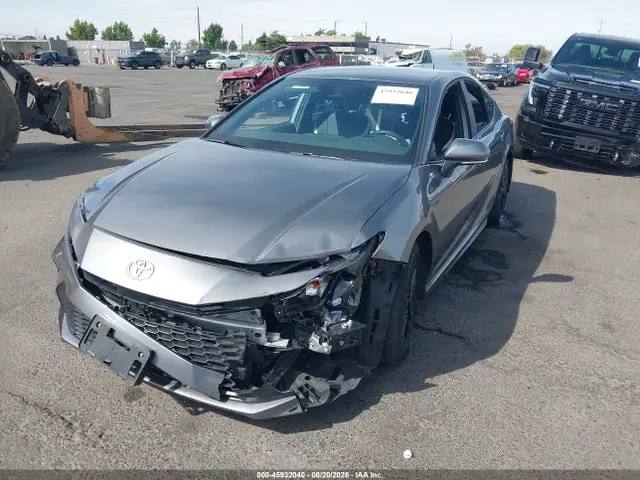 4T1DAACK8SU614531 — 2025 Toyota Camry SE, фото 2 с аукциона IAAI 30.09.2026, Передняя часть
