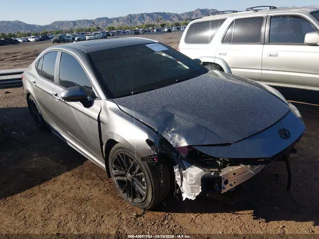 4T1DAACK9TU333825 — 2026 Toyota Camry SE, Передняя часть (Front End), фото до ремонта