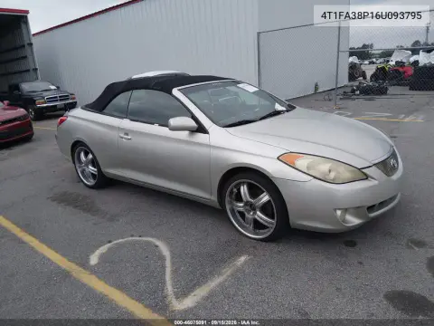 4T1FA38P16U093795 — 2006 Toyota Camry Solara, Естественный износ, фото до ремонта