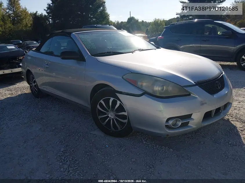2007 Toyota Camry Solara Sle VIN 4T1FA38P97U129685 фото 2