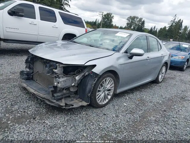 4T1B11HKXJU091253 — 2018 Toyota Camry XLE, фото 2 с аукциона IAAI 30.09.2026, Передняя часть