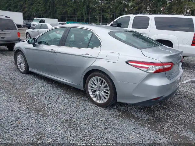 4T1B11HKXJU091253 — 2018 Toyota Camry XLE, фото 3 с аукциона IAAI 30.09.2026, Передняя часть