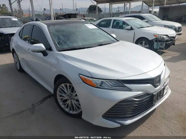 4T1B11HK9KU755155 — 2019 Toyota Camry XLE, Задняя часть (Rear), фото до ремонта