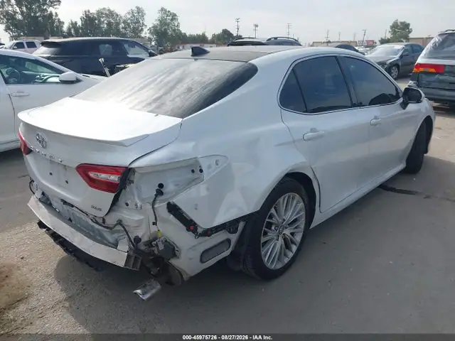 4T1B11HK9KU755155 — 2019 Toyota Camry XLE, фото 4 с аукциона IAAI 30.09.2026, Задняя часть