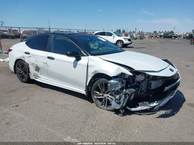 4T1DAACK4SU124202 — 2025 Toyota Camry XSE, Передняя часть (Front End), фото до ремонта