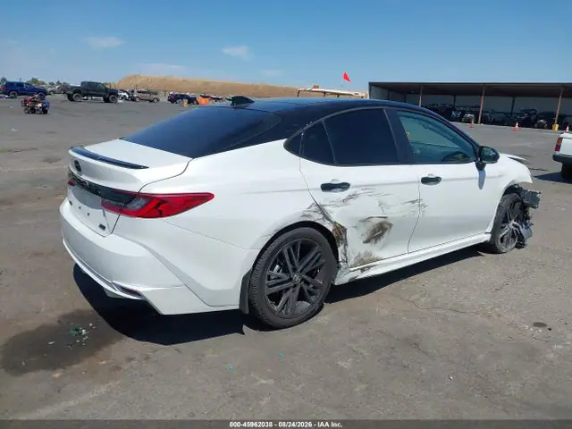 4T1DAACK4SU124202 — 2025 Toyota Camry XSE, фото 4 с аукциона IAAI 30.09.2026, Передняя часть