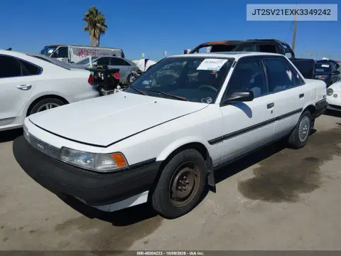 1989 Toyota Camry Dlx VIN JT2SV21EXK3349242 фото 3