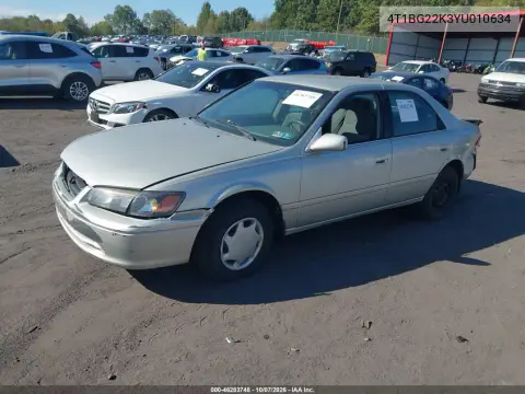 2000 Toyota Camry Ce VIN 4T1BG22K3YU010634 фото 3