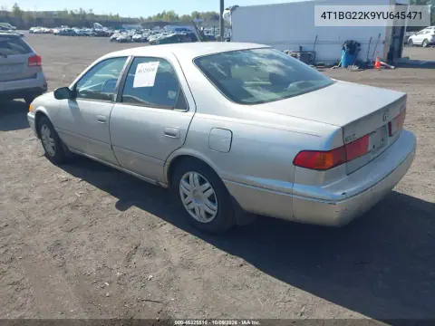 2000 Toyota Camry Le VIN 4T1BG22K9YU645471 фото 4