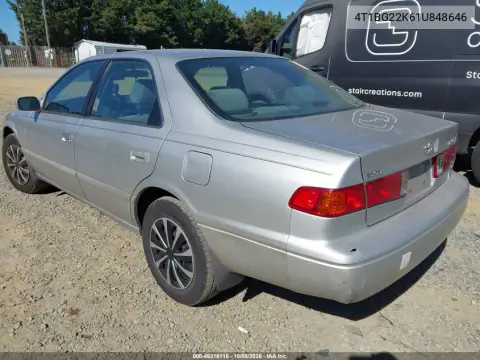 2001 Toyota Camry Le VIN 4T1BG22K61U848646 фото 4