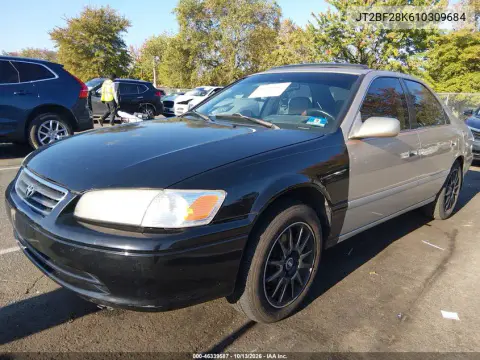 2001 Toyota Camry Le V6 VIN JT2BF28K610309684 фото 3