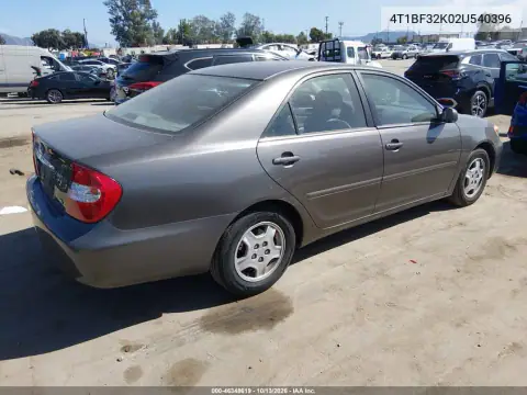 4T1BF32K02U540396 — 2002 Toyota Camry, фото 5 с аукциона IAAI, Передний левый