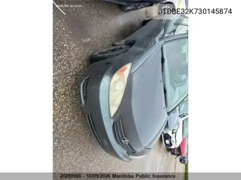 2003 Toyota Camry Le VIN JTDBE32K730145874 фото 4