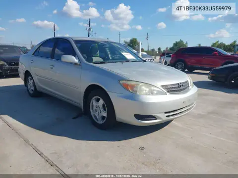 2003 Toyota Camry Le V6 VIN 4T1BF30K33U559979 фото 2