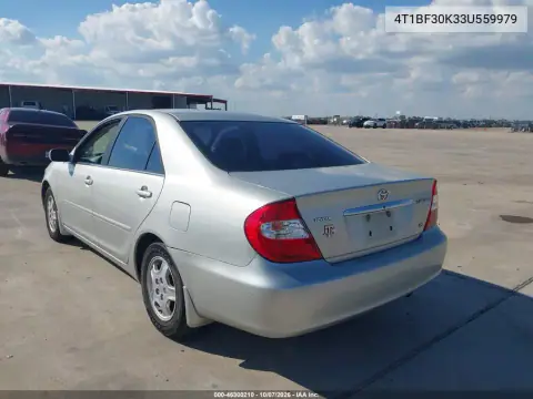 2003 Toyota Camry Le V6 VIN 4T1BF30K33U559979 фото 4